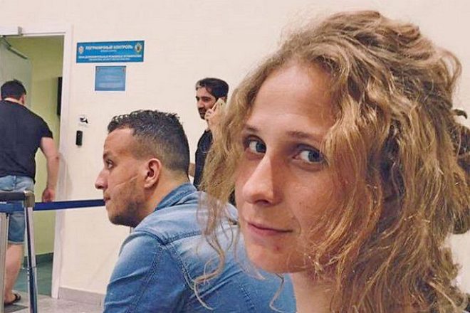 Руската активистка Мария Альохина от пънк групата Пуси райът е